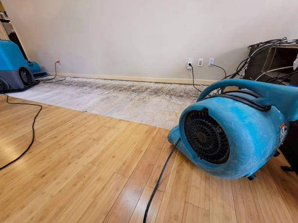Professional Flood Damage Cleanup technician working in Portsmouth, RI